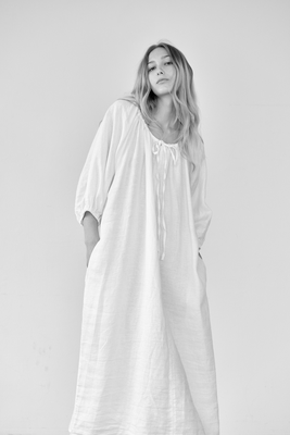 The Blousy Linen Dress from Deiji Studio
