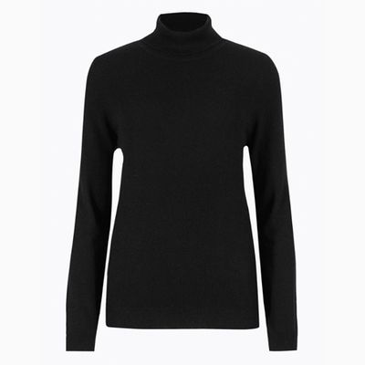 Pure Cashmere Roll Neck Jumper from M&S