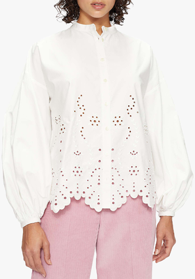 Itala Broderie Anglaise Cotton Shirt from Ted Baker