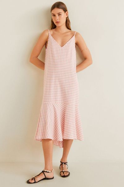 Frill Cotton Dress from Mango