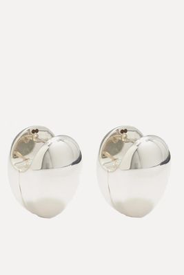 Dome Sterling Silver Drop Earrings from Bottega Veneta