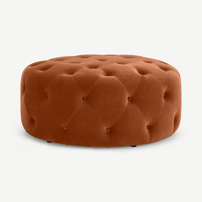 Hampton Large Round Pouffe