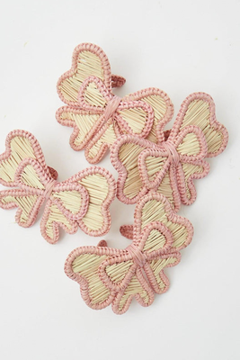 Rattan Napkin Bows from Mrs. Alice