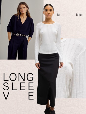 Pointelle Slim Fit Long Sleeve from Leset