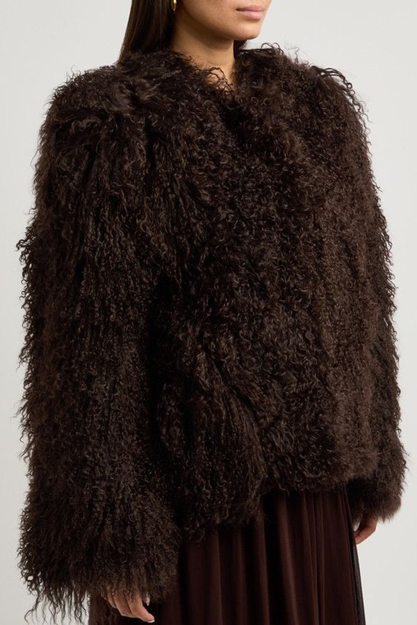 Carly Shearling Jacket from Meotine