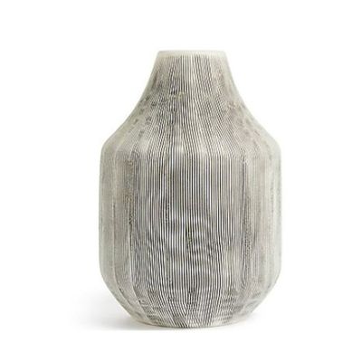 Large Linear Bulb Vase