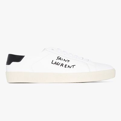 White Court Classic Sneakers from Saint Laurent