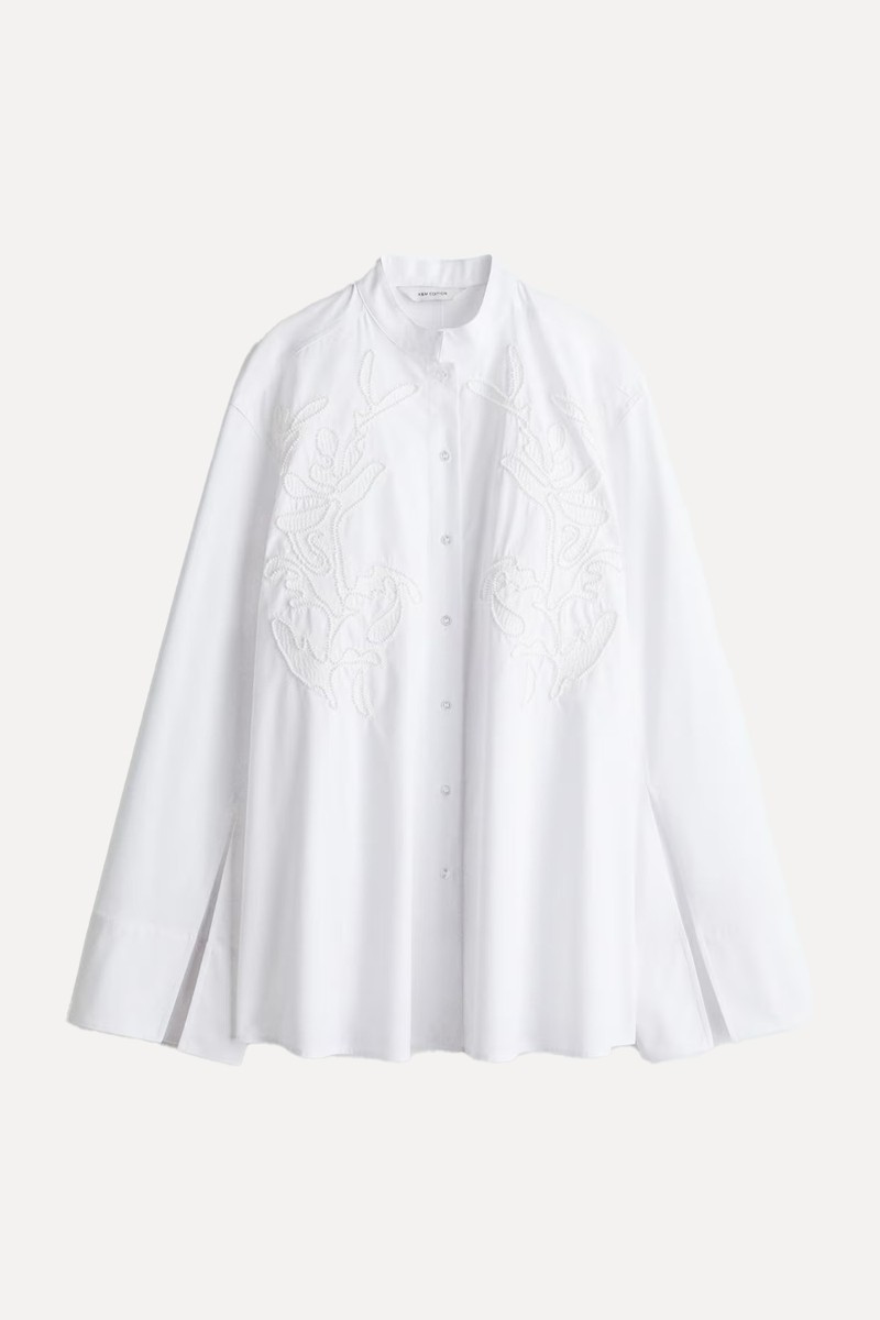 Embroidered Cotton Shirt