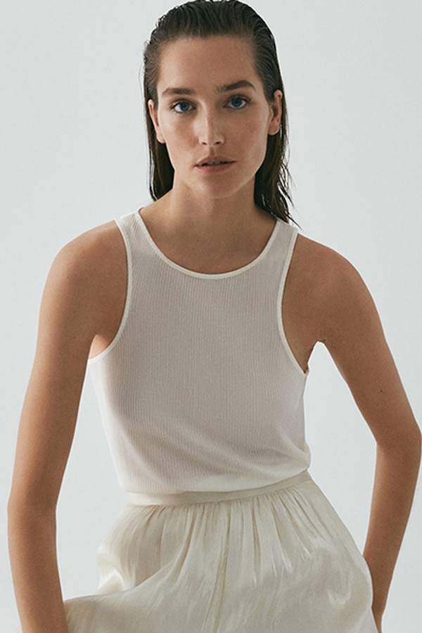 Racerback Top from Massimo Dutti
