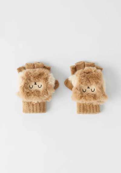 Owl Mittens from Zara