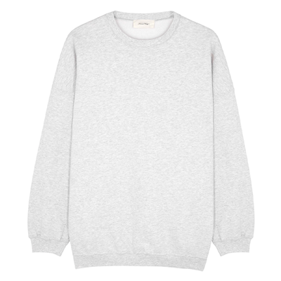 Baetown Grey Mélange Jersey Sweatshirt from American Vintage