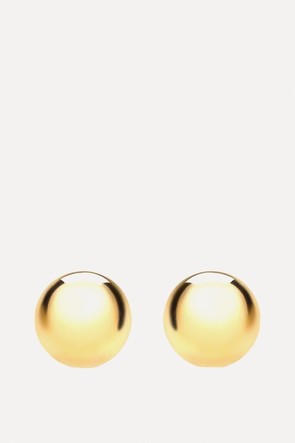 18ct Gold Ball Stud Earrings from IBB