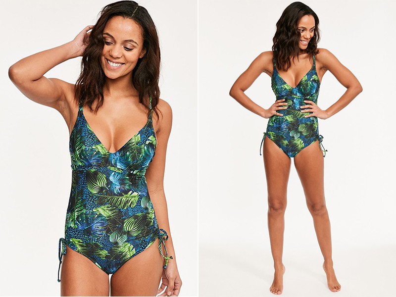 Aruba Underwired Non Padded Shaping Swimsuit from Figleaves