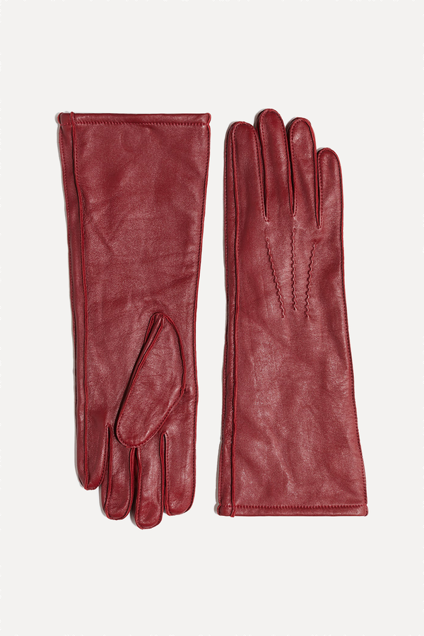 Long Leather Gloves from H&M