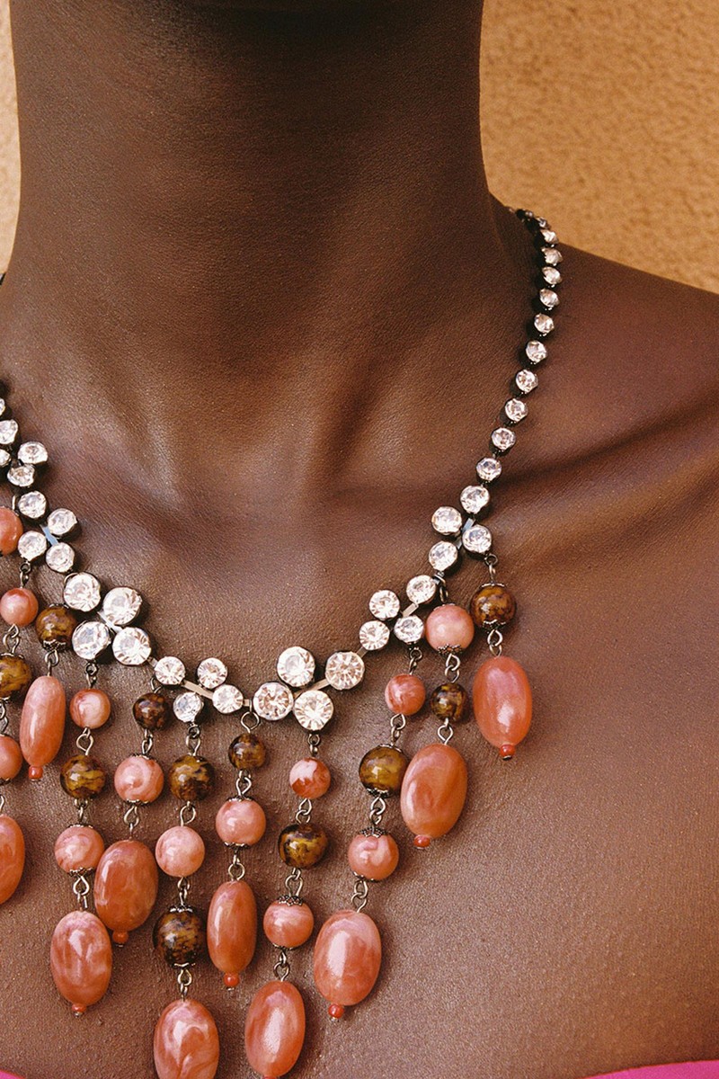 Jewel & Stone Cascade Necklace