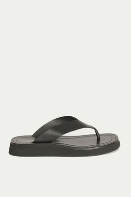 Ginza Leather Preowned Flip Flops from The Row