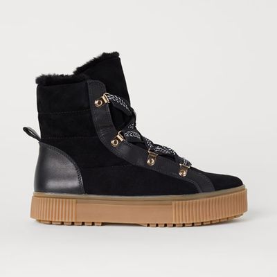 Warm-Lined Hi-Tops from H&M