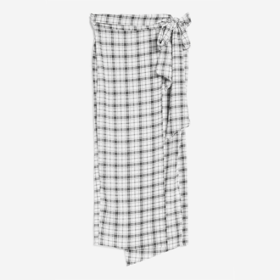 Printed Wrap Midi Skirt by Oh My Love