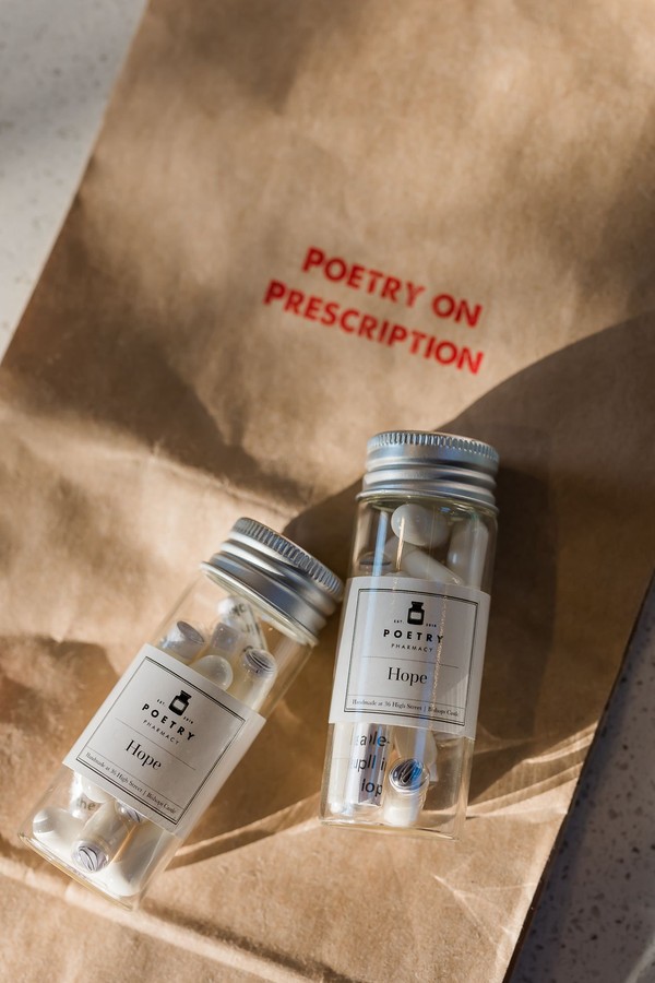 Hope Poetry Pills from Poetry Pharmacy