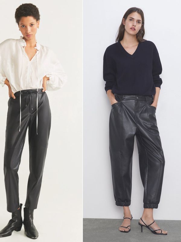 12 Faux Leather Trousers To Buy Now