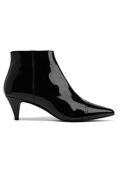 Selvie Patent-Leather Ankle Boots