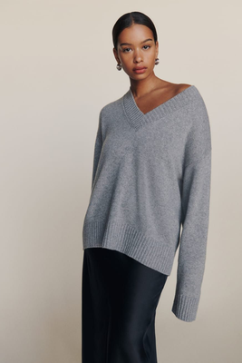 Jadey Oversized V-Neck Sweater from Reformation