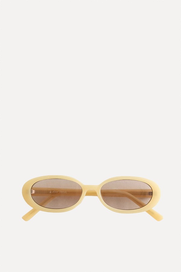 Slim Oval-Frame Sunglasses from & Other STories