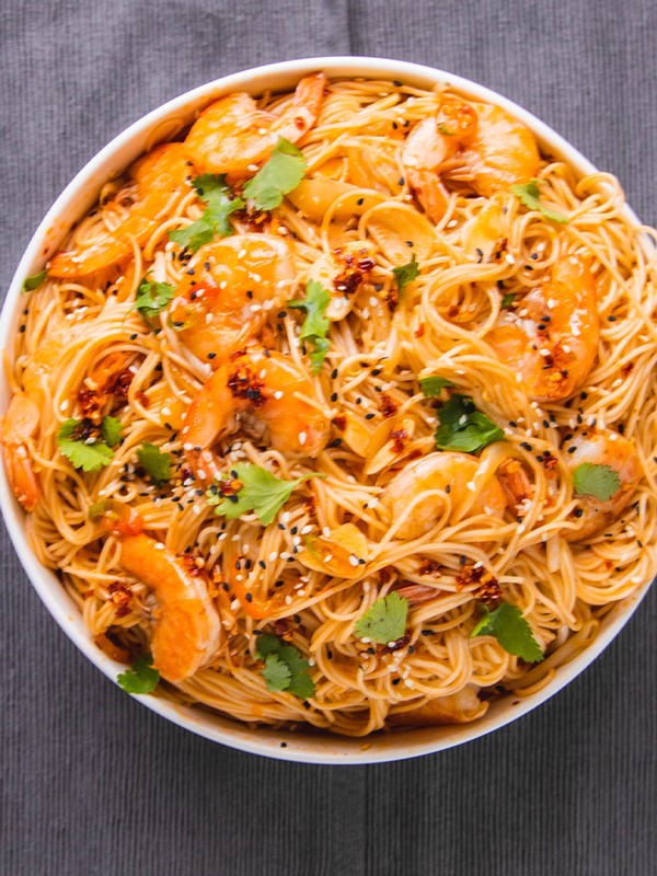 Bang Bang Prawn & Garlic Noodles