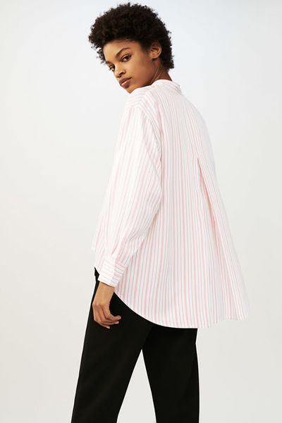 Oversized Striped Shirt