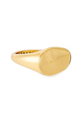 Dee 14kt Gold-Dipped Signet Ring from Jenny Bird
