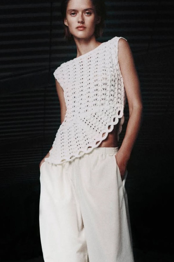 Saez Crocheted Top  from Loulou De Saison 