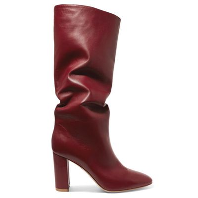 Laura 85 Leather Knee Boots from Gianvito Rossi