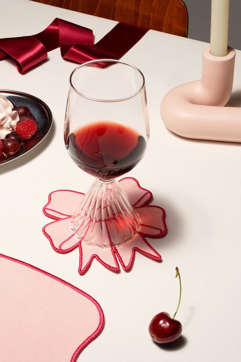 Set Of 4 Coquette Coasters from OCTAEVO 