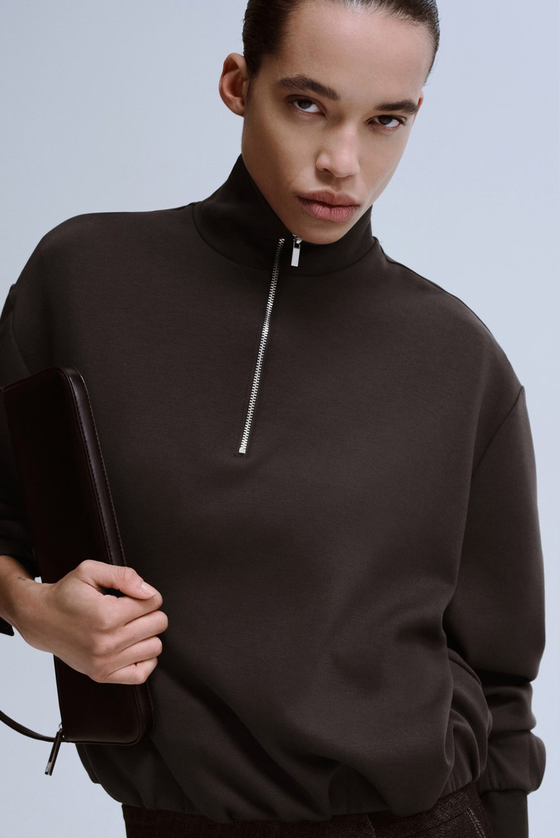 Balloon Sleeve Sweatshirt