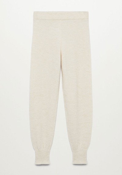 Knit Jogger-Style Trousers from Mango