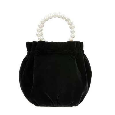 Morgan Pearl Ring Handle Clutch Bag from Accessorize
