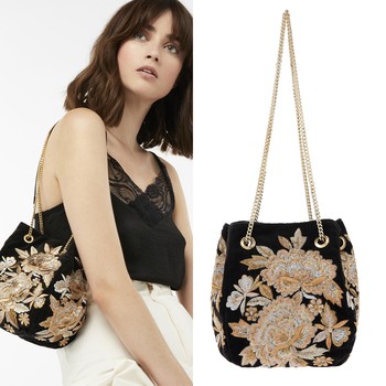 Melanie Embroidered Duffle Bag