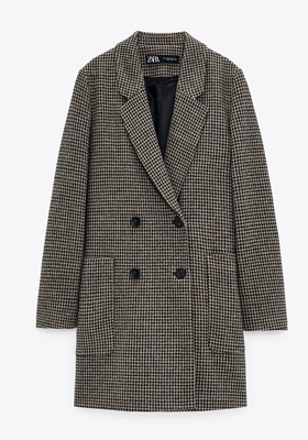 Houndstooth Coat from Zara