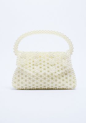 Crossbody Bag With Pearls from Zara