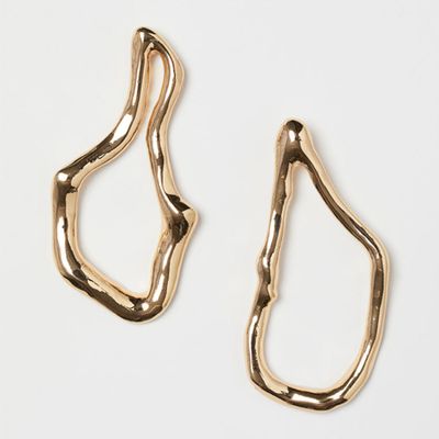 Gold-Coloured Earrings from H&M