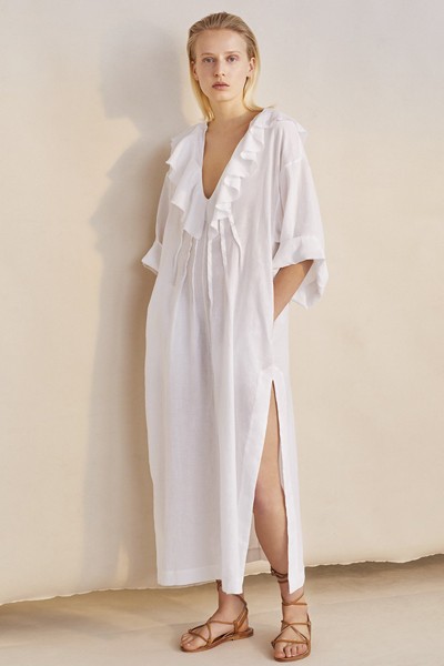 Inez Kaftan In White from Three Graces