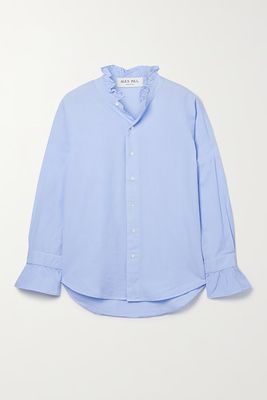 Ruffled Cotton-Poplin Shirt from Alex Mill