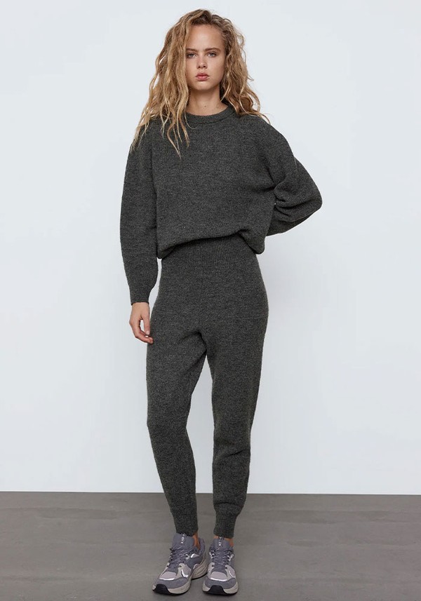 High Waist Knit Trousers from Zara