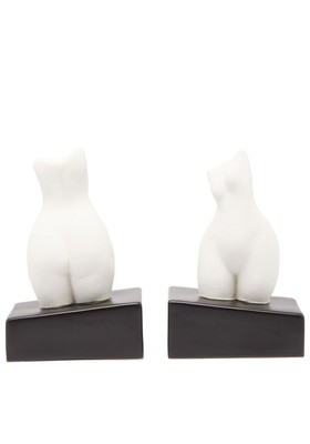 Set Of Two Happy (Book) Ending Bookends from Anissa Kermiche