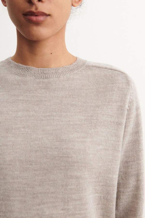 Raw Wool Light Sweater