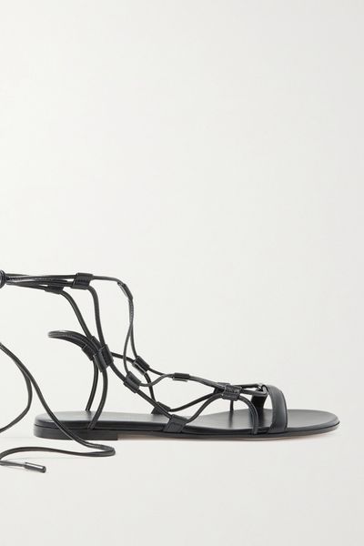 Giza Lace-Up Sandals from Gianvito Rossi