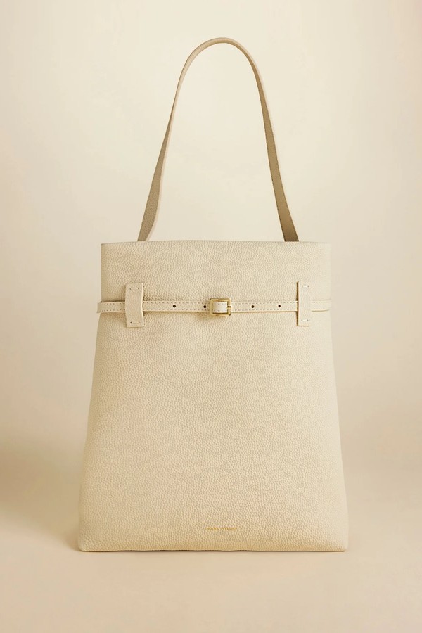 Tote Du Jour Vanilla Grained Bag