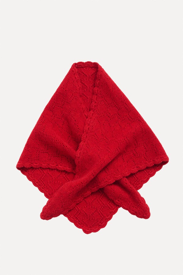 Royal Regenerative Wool Head Scarf from Reformation x Shrimps