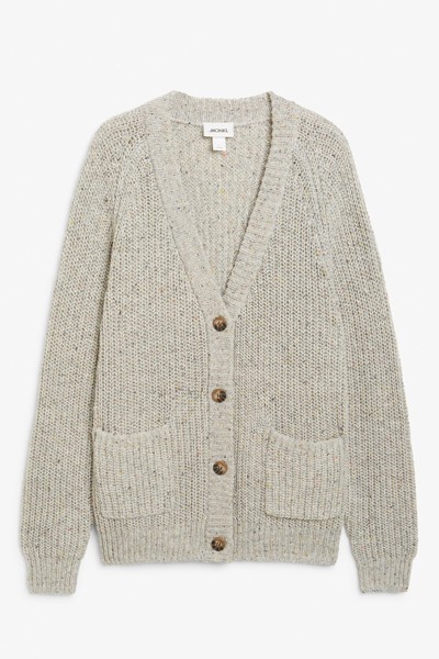 Oversized Chunky Cardigan from Monki