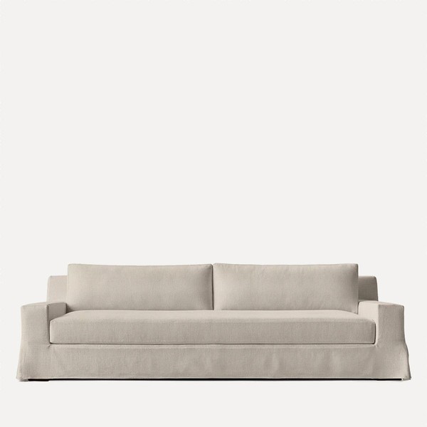 Modena Slipcovered Track Arm Bench-Cushion Sofa from RH 